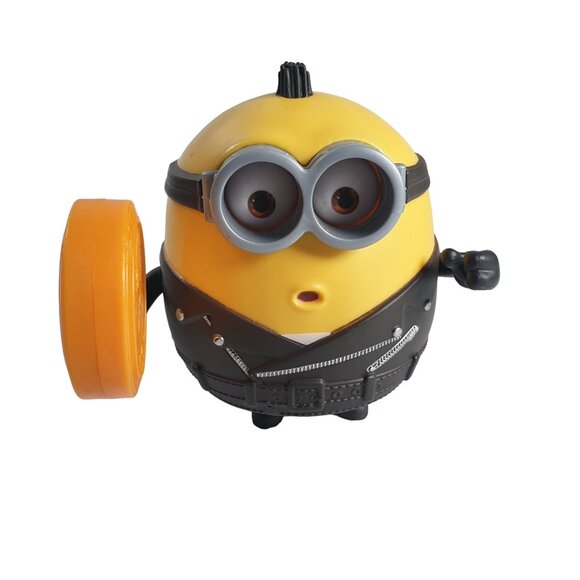 Minion Otto Stone Tossing Figure Ruse of Gru Mattel Illumination Movie Toy - Picture 9 of 9